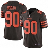 Nike Men & Women & Youth Browns 90 Emmanuel Ogbah Brown Color Rush Limited Jersey,baseball caps,new era cap wholesale,wholesale hats